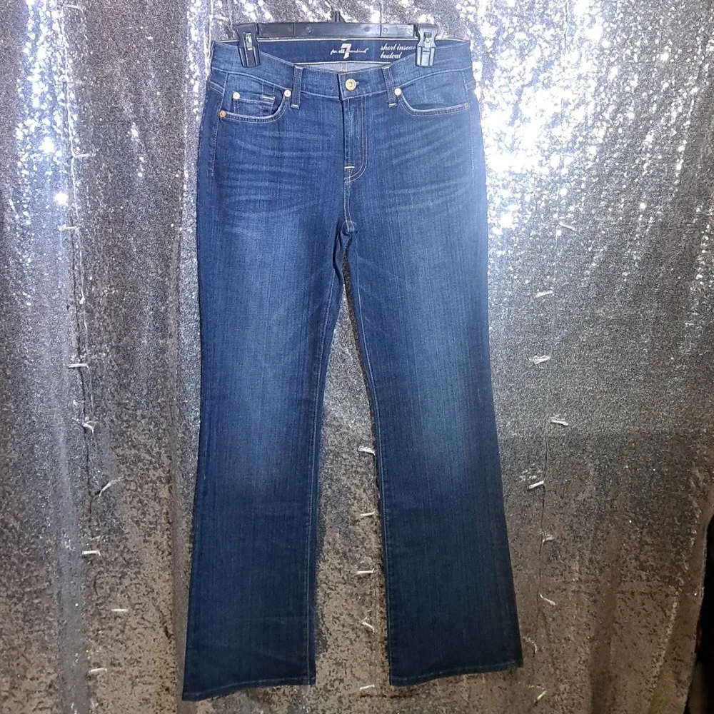 7FAM Short Inseam Bootcut - Picture 5 of 7
